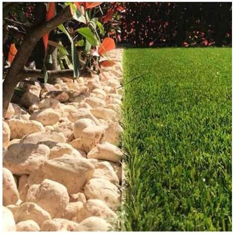 prato sintetico verde economico 1x10 mt h30 mm per giardino "superior"