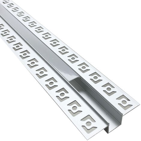 Profilo Alluminio a incasso larghezza 1,2 cm per Striscia led BARRA-9-1M