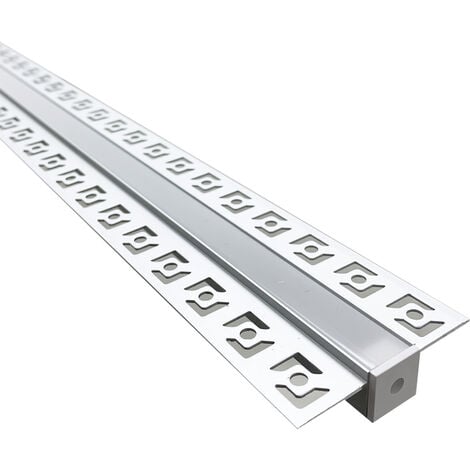 Profilo Alluminio a incasso larghezza 1,2 cm per Striscia led BARRA-9-1M