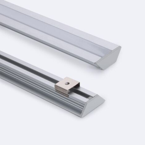 Profilo Alluminio Incasso per Strisce LED fino a 11 mm  2 m