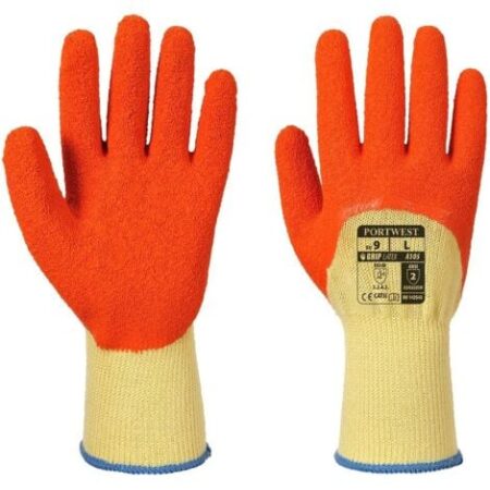 Guanti Da Lavoro Rivestiti In Lattice Extra Grip Giallo-Arancio 10