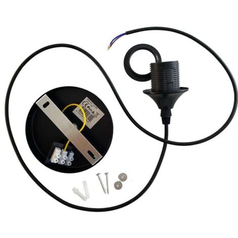 Apparecchi a sospensione Oro Diametro 210mm E27 presa con cavo 1.1m Ideale illuminazione interna sospensione lampadario