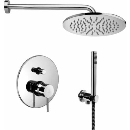 Set completo per doccia Paffoni LIGHT KITLIG015CR  Cromo - Con set doccia