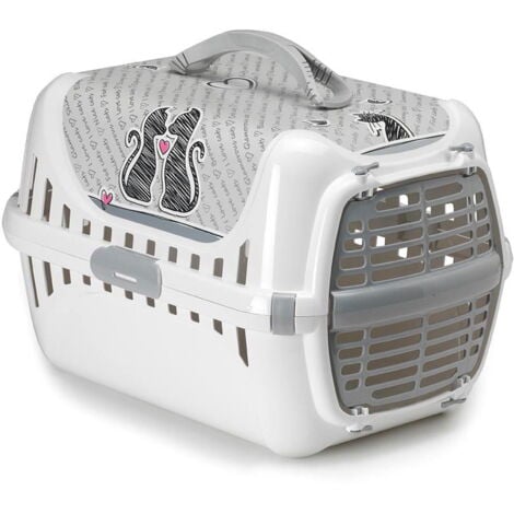 Trasportino Con Amore in plastica per cani e gatti