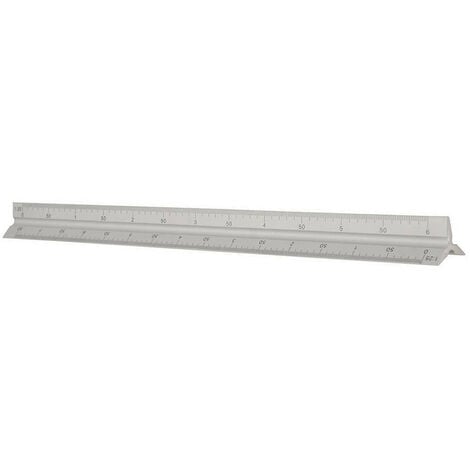 Promozione -Silverline - Righello professionale in lega di alluminio 30CM