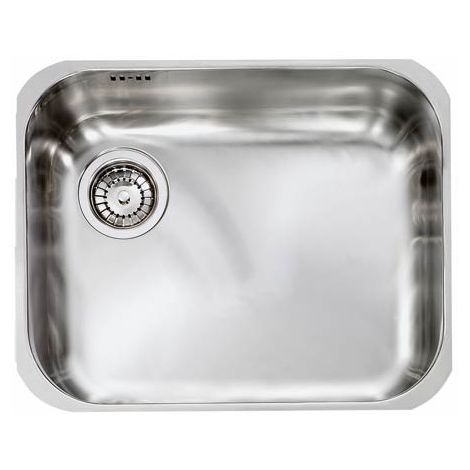 Lavello CINZIA SOTTOTOP 50X40 SX R60  1 vasca ACCIAIO INOX