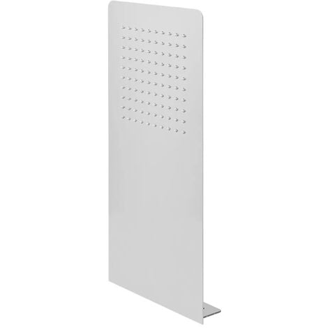 Soffione doccia a sbalzo slim 25x52 cm cromato in acciaio inox