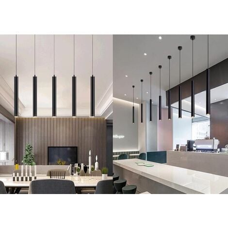 Lampadario Da Soffitto Led Luce Bianca 3 Watt Stile Moderno Nero A11-nf