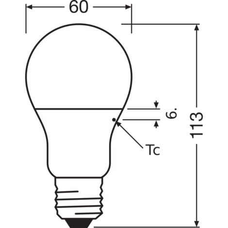 Ledvance/Osram Lampadina LED "Classica" E27 8.5W 806Lm 4000K 200º IP20