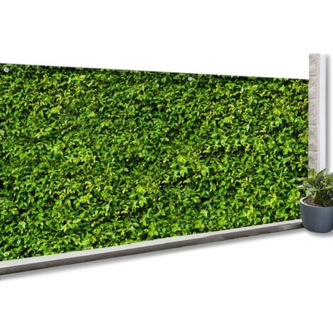 Rete ombreggiante 1,5x10m, telo frangivista recinzione giardino 160g/m², stampa fogliame