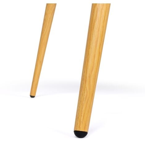 Tavolo da pranzo scandinavo per 6 persone bianco 120 cm SARA