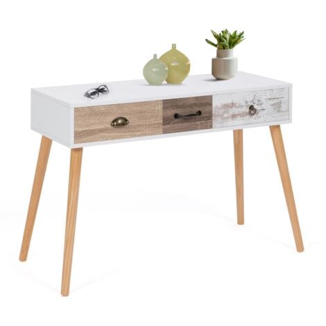 Consolle a 1 cassetto scandinavo BAHIA