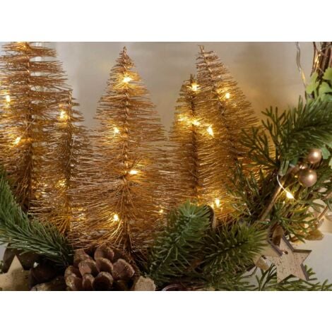 Ghirlanda Natalizia con Alberi e Led Corona Natalizia da Appendere per Porte