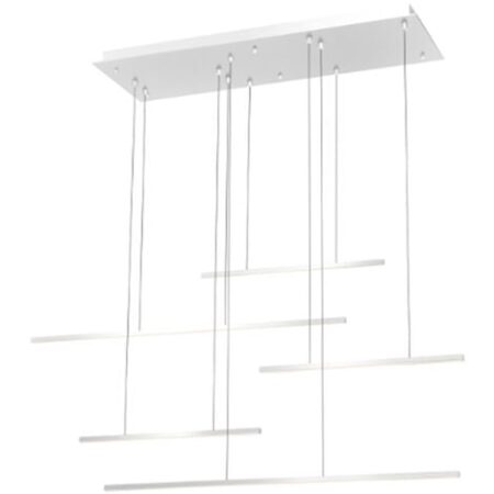 Lampadario a sospensione 38 watt lampada a led design minimal 3 colorazione di luce soggiorno open space
