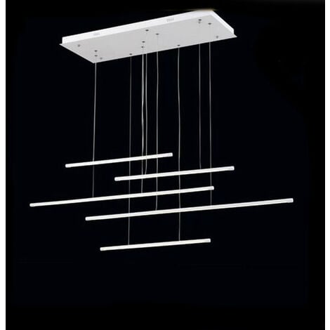 Lampadario a sospensione 38 watt lampada a led design minimal 3 colorazione di luce soggiorno open space