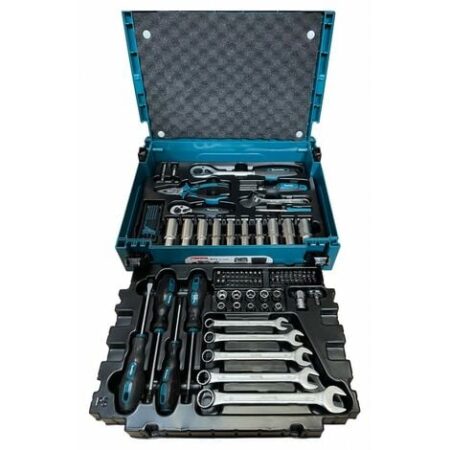 Set di 87 utensili manuali Makita MAKPAC in scatola E-11542