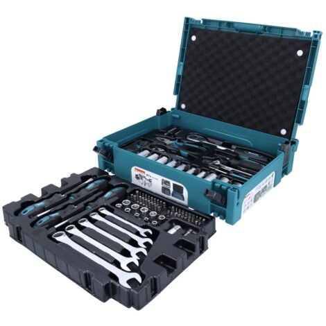Set di 87 utensili manuali Makita MAKPAC in scatola E-11542