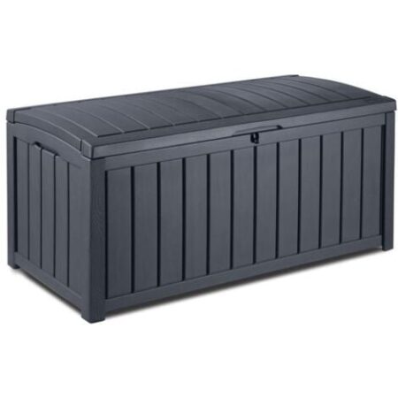 Box Keter da giardino in resina marrone. Baule porta
