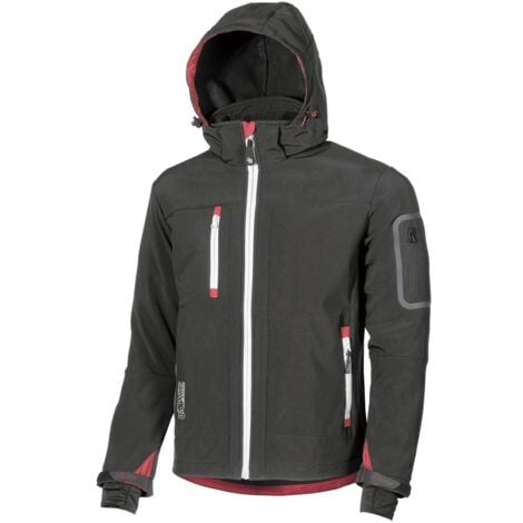 Giacca Da Lavoro Softshell U Power Metropolis Nera Nero L