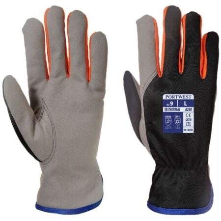 Guanti Da Lavoro Invernali Wintershield Arancio-Nero 8
