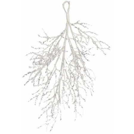 Festone plastica stelle argento cm 53