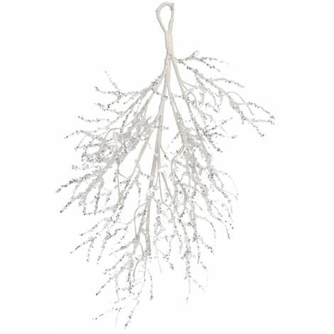 Festone plastica stelle argento cm 53