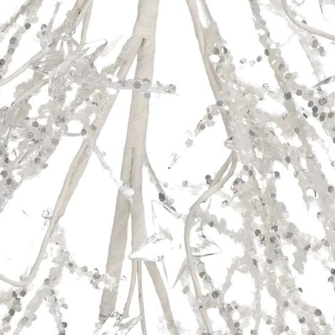 Festone plastica stelle argento cm 53