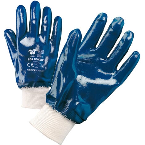 Guanti da lavoro Neri 902 Boxer - 10 (XL) - Weiß und Blau