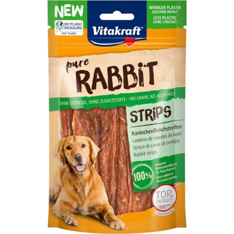VITAKRAFT SPUNTINO PER CANI RABBIT A STRISCE DI CARNE DI CONIGLIO DA 80 GR