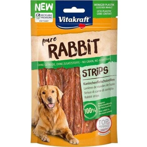 VITAKRAFT SPUNTINO PER CANI RABBIT A STRISCE DI CARNE DI CONIGLIO DA 80 GR
