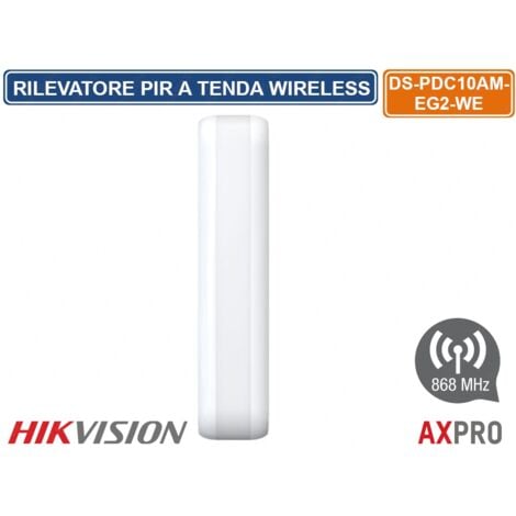 Hikvision AX PRO Wireless PIR AM Curtain Detector DS-PDC10AM-EG2-WE