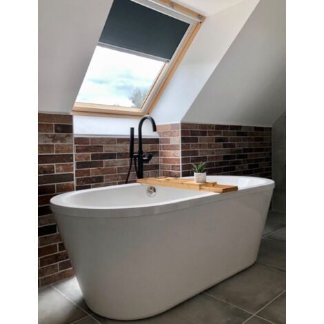 Tenda oscurante compatibile VELUX ® 102 - Grigio Antracite