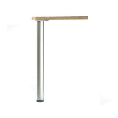 GAMBA TONDA REGOLABILE Ø 60 - H. 710 MM. NERO