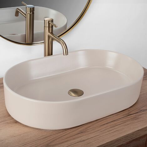 LAVABO da APPOGGIO REA NADIA 60 BEIGE MATT