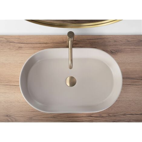 LAVABO da APPOGGIO REA NADIA 60 BEIGE MATT