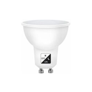 Matel sensore crepuscolare gu10 5w lampadina led calda