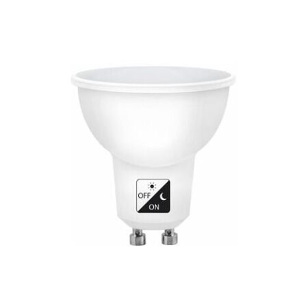 Matel sensore crepuscolare gu10 5w lampadina led calda
