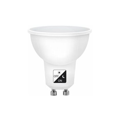 Matel sensore crepuscolare gu10 5w lampadina led calda