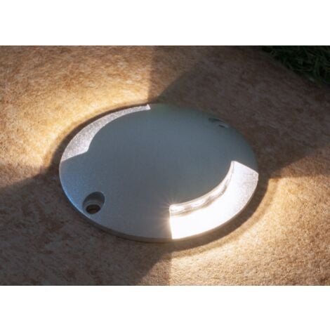 Faretto led calpestabile century pavi 0.80w 3000k argento brillantato - pavi2l-087030