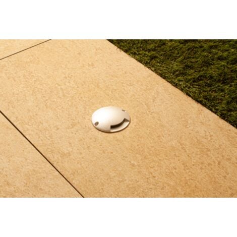 Faretto led calpestabile century pavi 0.80w 3000k argento brillantato - pavi2l-087030