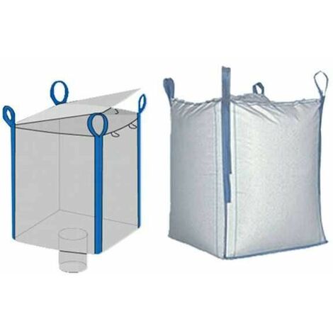 Saccone Macerie cm 91X91 h 120 Bretelle 4 Valvola