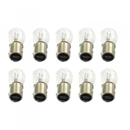 10 Pezzi Lampada Alogena S25 P21/4W BAZ15D Asimmetrica 12V 21/4W