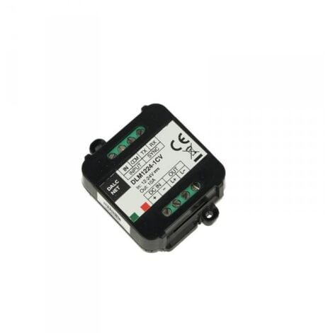 Dalcnet DLM1224-1CV Led Dimmer Master Slave Amplificatore PWM 12V 24V 10A Pulsante N.O. 0/1-10V Potenziometro