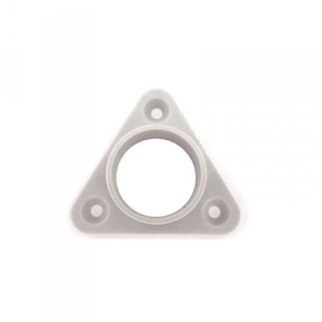 Gancio Supporto per Fissaggio da Parete in Armadio del Profilo Barra Alluminio BA6001 come Tubo Bastone Appendiabiti