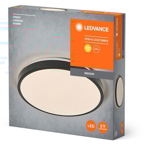 LEDVANCE ORBIS LONDON plafoniera, nera, 24W, 2700lm