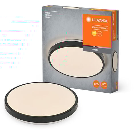 LEDVANCE ORBIS LONDON plafoniera, nera, 24W, 2700lm