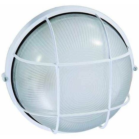 Plafoniere Alluminio Blinky Sole Tonda Bianca 100 Watt