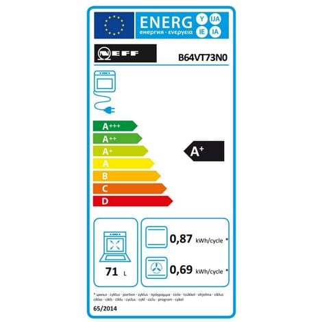forno combinato vapore integrato 71l 60cm a+ nero pirolisi - B64VT73N0 - neff