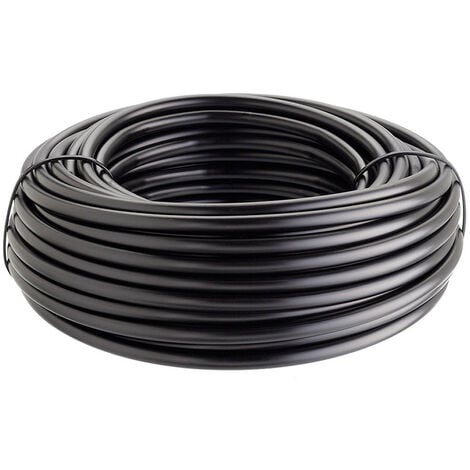 Claber Tubo capillare 20 m, in PE flessibile nero da 1/4" (4-6 mm)