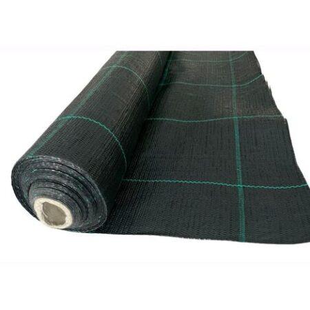 Telo Per pacciamatura Nero 1,65x10 mt 100gr/mq anti erbacce Anti UV Permeabile